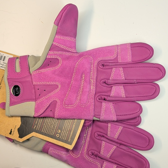 NWT Outdoor Research Air Brake Gloves Rock Climbing Belay Women's L 72685 - Picture 3 of 4